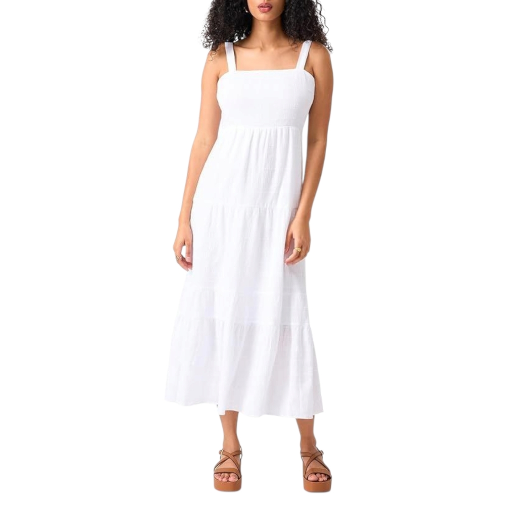 Sanctuary Women's Watching Sunset Tiered Midi Dress – First Bloom - Picture 4 of 5